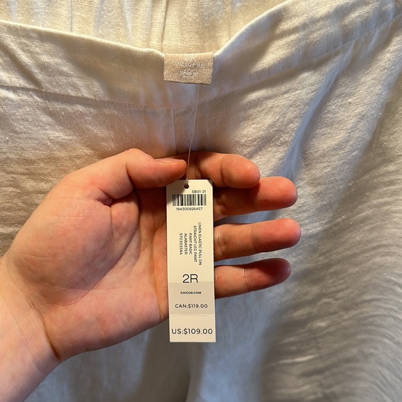 NWT Linen pants! Size 2R! - Picture 2 of 5